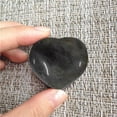 thumbnail image 1 of Crystal Labradorite Palm Stone Healing Quartz Gemstone Worry Stone Heart Shape, 1 of 8