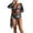 Black, variant on Women Bikini- High Waist Bikinis 3 Piece Bikini Set Cover Up Swimsuit For Women Long Sleeve Push Up Swimwear Beach Wear Bathing Suit, Plus Size Bikini For Women
