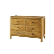 MUSEHOMEINC South American Solid Wood With 5-Drawer Dresser