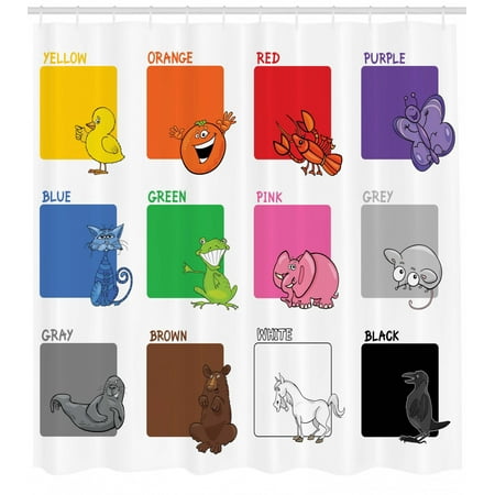 Educational Color Cards For Kids Art Nursery Unisex Baby Playroom