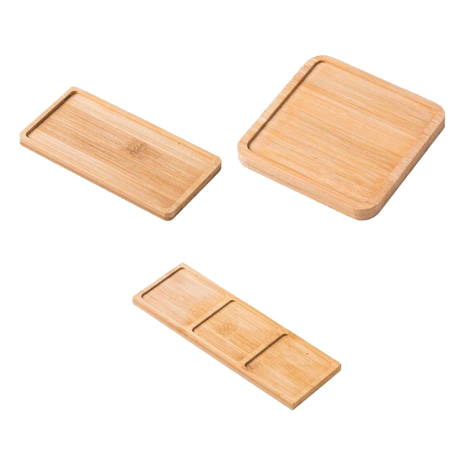 3 Piece Wooden Vanity Tray, Bathroom Tray, Serving Tray, Toilet Tank ...