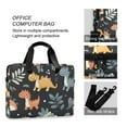 thumbnail image 4 of FORMRS 16" Laptop Bag Carrying Sleeve Case with Handle Travel Shoulder Briefcase, Orange Dinosaur, 4 of 8