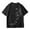 z260119-Black-A, variant on XEGLSBU Girls Shirts Size 6 Pack Kids Girls Cute Graphic Print Round Neck Short Sleeve Tee Summer Casual T Shirt White Size 8-9 Years