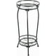 thumbnail image 1 of Soporte para Plantas, Base para Macetas Metálica de 2 Niveles de 21.7 Pulgadas, Soportes para Macetas, Porta Macetas, Maceteros, Estante para Macetas, 1 of 6
