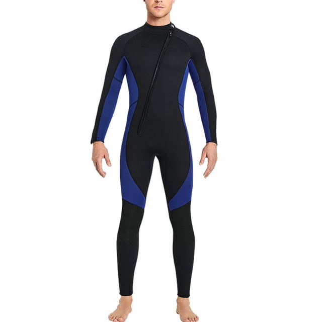 Traje de buceo Sonducket UPF 50 Flexible de 3 capas manga larga térmico a prueba de sol colorido y elegante Azul Oscuro XS