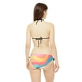 thumbnail image 5 of Trendy Colorful Swirl Strappy Bikini Set - Fun and Flirty Swimwear, 5 of 9