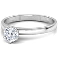 thumbnail image 4 of 2.00 Ct Wonderful Round Natural Moissanite Diamond Engagement Rings for Ladies Fine 14K White Gold, 4 of 9