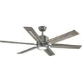thumbnail image 6 of Progress Lighting Glandon 6-Light Antique Nickel LED Ceiling Fan with Remote Control and Reversible Blades, 6 of 11