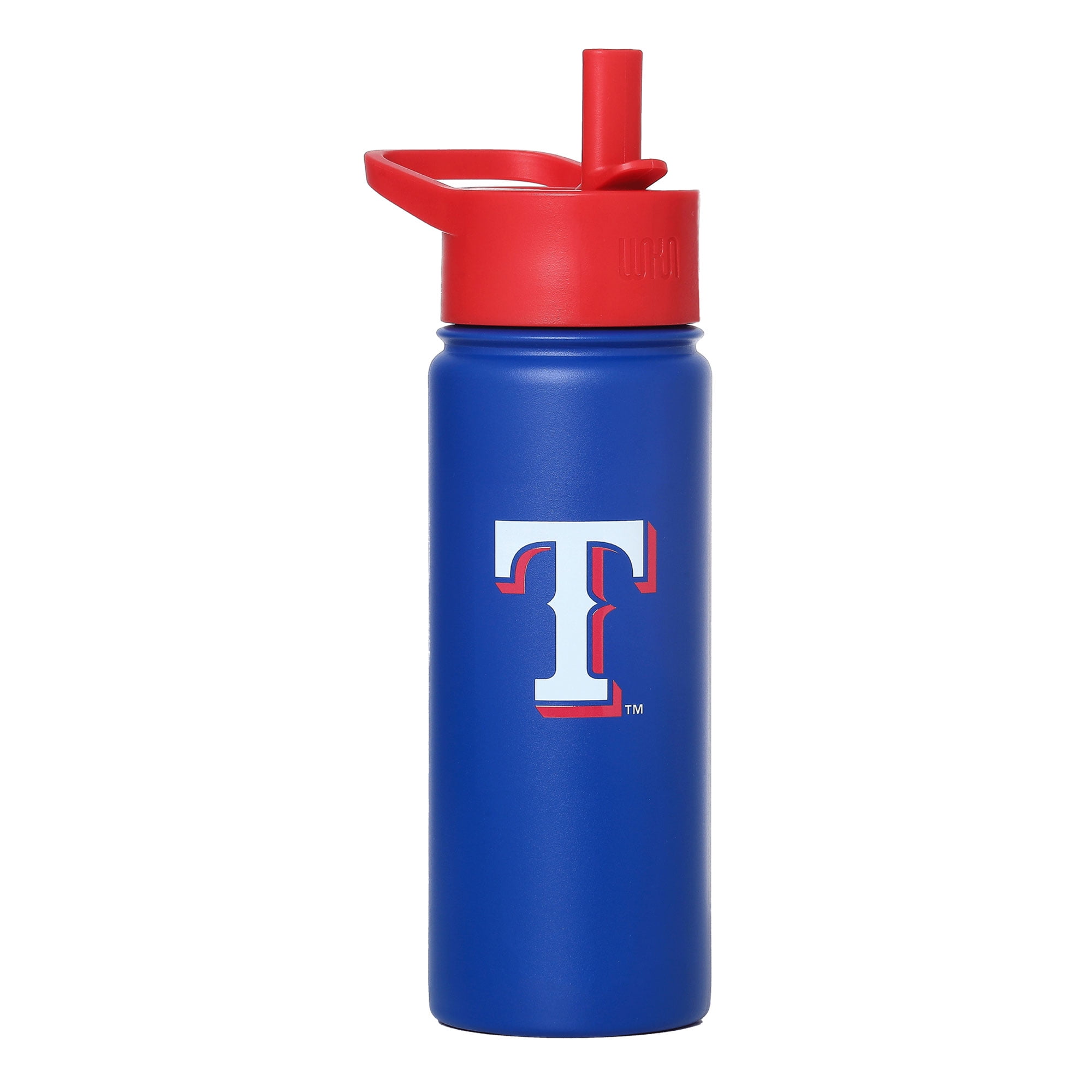 Texas Rangers™ MLB 18 oz Insulated Steel Water Bottle with Flip-Up Straw Lid