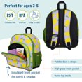 thumbnail image 6 of Wildkin Kids 12 Inch Backpack for Toddler Boys and Girls, Insulated Front Pocket (Lilac Lemonade), 6 of 8
