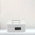 thumbnail image 4 of Locking Cash Box with Lock Money Box Decorative Storage Box Money Cash Storage Case, 4 of 9
