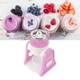 thumbnail image 1 of Hand Crank Snow Cone Maker, Ice Shaver Beautiful Rustproof Easy To Store  for Food Stalls for Restaurants Pink, 1 of 7