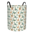 thumbnail image 2 of Daiia Summer Dinosaur Round Laundry Basket with Handles Thickened Waterproof Circular hamper,Dirty Clothes Storage Basket for Bedroom,Bathroom,College Dorm-Medium, 2 of 8
