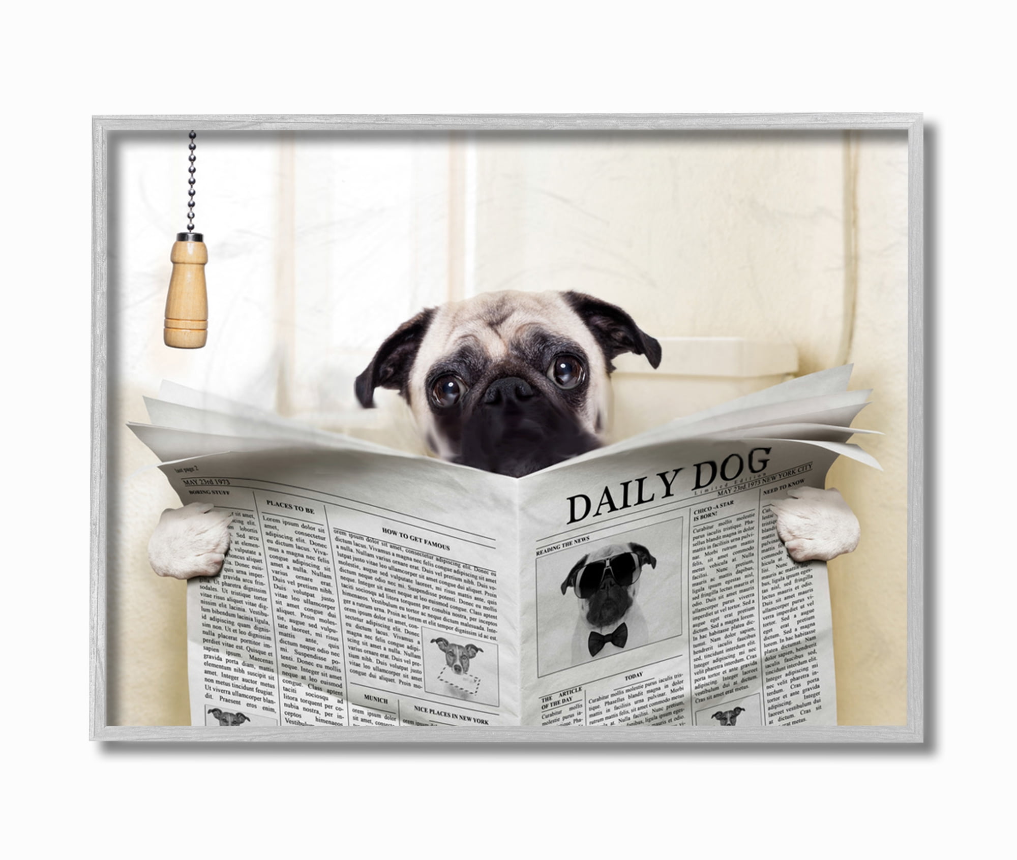 Plaque House is not a Home Hang it or Stand it on the easel.. Pug Black Gift