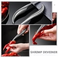 thumbnail image 3 of 2 uds herramientas para desvenar camarones pelador de camarones herramienta desvenadora de acero inoxidable pelador de cocina herramienta para pelar camarones, 3 of 3