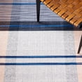 thumbnail image 6 of SAFAVIEH Striped Kilim Mirko Striped Area Rug, Orange/Blue, 9' x 12', 6 of 11