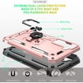 thumbnail image 3 of Galaxy S22 Case, Samsung S22 Case with HD Screen Protector,  [Military-Grade] Magnetic Ring Holder Kickstand Shockproof Protective Phone Case for Samsung Galaxy S22, Rose Gold, 3 of 8