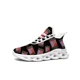thumbnail image 1 of Zapatillas planas para hombre y mujer, deportivas de baile, estilo rock, para correr, con cordones, de malla, hechas a medida, color blanco, 1 of 6