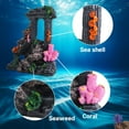 thumbnail image 2 of Katieovy Fish Tank Decorations Accessories with Plants and Coral,Color Coral Reef Aquarium Decor for Fish Cave Hideout, 2 of 7