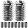 thumbnail image 1 of Miangastore 10 Pcs Metal Thread Repair Inserts Helical Coiled Threaded Sleeves for Lamp and Mechanical Equipment Thread Repair Kit for DIY Projects, 1 of 8