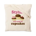 thumbnail image 2 of CafePress - Stylist Cupcake Tote Bag - Unisex Canvas Tote Bag, Beige, 1-Piece, 2 of 7