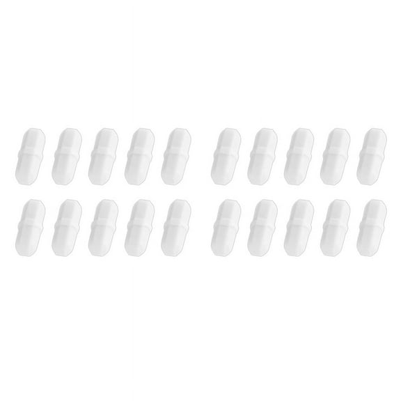 20 Pcs 20mm/0.8 Inch Magnetic Stirrer Mixer Stir Bar Laboratory Bar Stir Plate Bar
