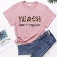 thumbnail image 2 of CEHVOM T-Shirts Décontractés à Manches Courtes Imprimés de Lettres pour Femmes, 2 of 6