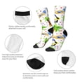thumbnail image 3 of Xecao Penguins On The Beach Pattern Sport Socks for Women and Men Crew Socks Sporty Calf Socks Casual Socks, 3 of 6