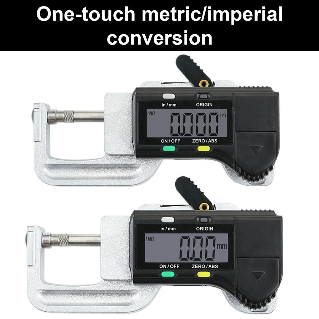 CEORPER 0 to 12.7mm Calipers Meter Width Measure Tool Precise Digital Thickness Gauges