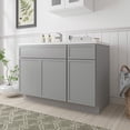 thumbnail image 6 of 45" Freestanding Bathroom Vanity Cabinet without Top in Gray, 6 of 6