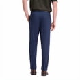 thumbnail image 2 of Haggar Men's Super Flex Waistband Performance Pant, (34 x 32, Blue) - NEW, 2 of 2