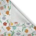 thumbnail image 6 of Ambesonne Bohemian Valance & Curtain, Ethnic Various Flowers Art, 55"x45", Persian Orange Pale Teal, 6 of 7