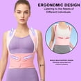 thumbnail image 3 of Corrector de postura MASONPRINCE para mujeres y hombres, color rosa mediano, 3 of 7