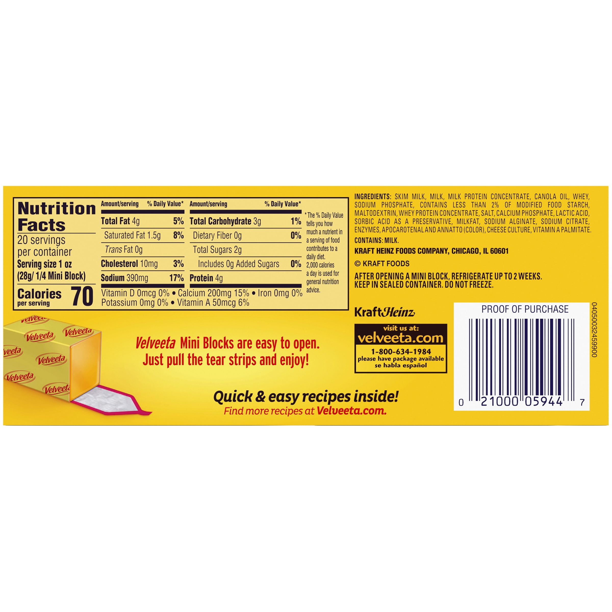 31 Velveeta Cheese Nutrition Label - Label Design Ideas 2020