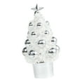 thumbnail image 1 of Colección de estatuas de árbol de Navidad, obras de arte, adornos de escultura para gabinete Blanco, 1 of 9
