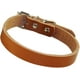 thumbnail image 1 of collar de perro de cuero enrollado – Collares cómodos para medianos., 1 of 5