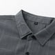 thumbnail image 4 of Blusa y camisa de manga larga con cuello vuelto para hombre, estilo informal, a cuadros, con bolsillos y botones, de licra, 4 of 8