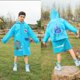 thumbnail image 2 of Chubasquero para niños estudiantes de escuela primaria con bolsa asiento impermeable de ala grande lindo impermeable de dibujos animados impermeable equipo de lluvia 2 piezas ShuxiuWang 9024735095088, 2 of 3