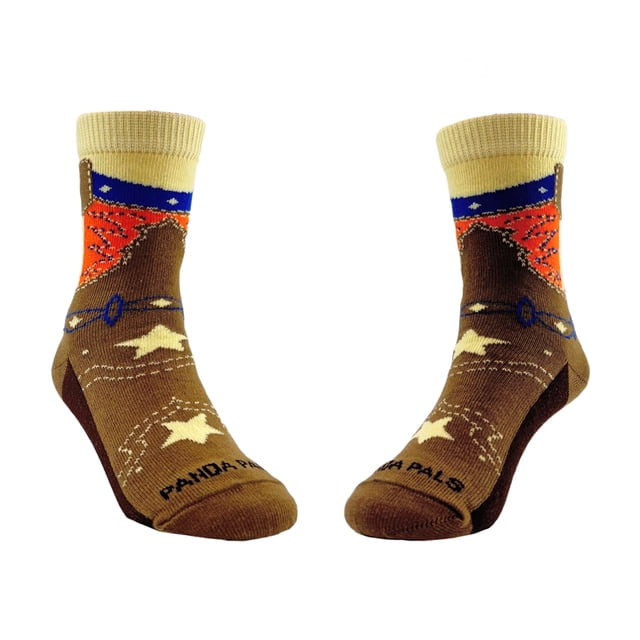 Chaussettes de Bottes Western de the Sock Panda (Âges 3-7)