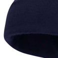 thumbnail image 3 of Lispipm 2pcs Baby Beenie and Glove Set Winter Soft Stretchy Cotton Hats and Mittens Outfit for Newborn Girls Boys Navy 0-6 Months, 3 of 6