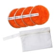 thumbnail image 1 of STARTIST 4 Pcs Chiffon Démaquillant pour le Visage Orange, 1 of 8