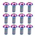 thumbnail image 1 of Tornillo 12PCS M5 × 10 mm disco disco freno tornillos T25 Torx titanio TI MTB bicicleta titular de la botella Bolt botella de agua Cage Tornillo, 1 of 7