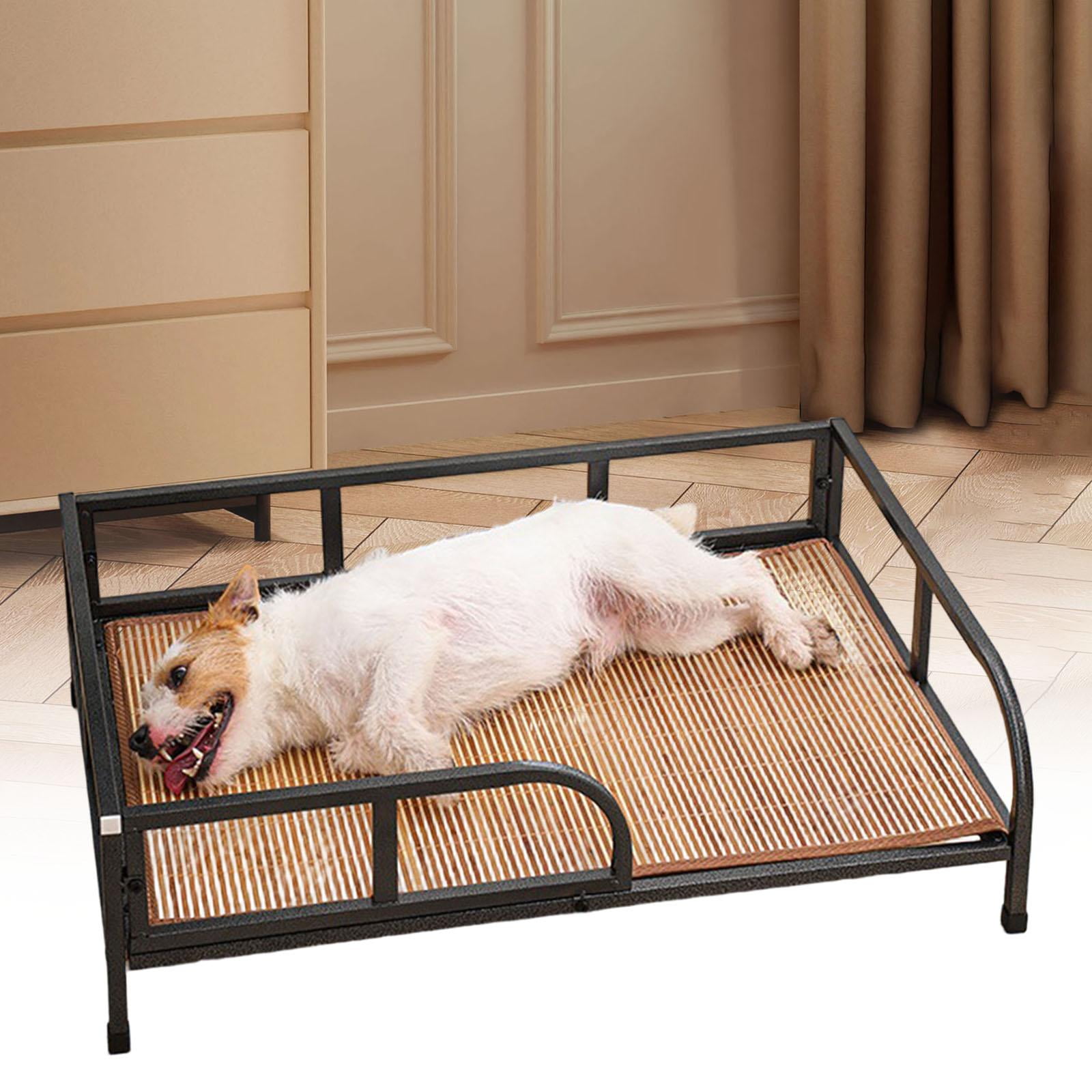 YWMJZEU Dog Bed with Rails Elevated Bed Outdoor Indoor Sleeping Cot Medium Dogs Washable