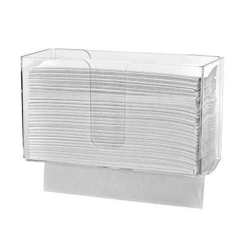 Alpine Industries Clear Acrylic WallMounted Paper Towel Dispenser