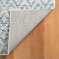 thumbnail image 3 of Dash & Albert Melange Diamond Machine Washable Rug, 2' 6" x 8', Blue, 3 of 7