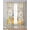Brown, variant on White Daisy Sheer Curtains 39 Inch Length 2 Panels Set for Living Room/Bedroom, Spring Floral Elegant Pastoral Bees Watercolor Kitchen Curtains Grommet Curtains Window Treatments 27.5"x39"x2