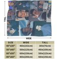 thumbnail image 3 of Cozy Plush Blanket for Couch, Warm Throw Dylan Movie O''Briens Blanket, Lightweight and Soft Throws Blankets for Sofa Bed Living Room 30x40, 3 of 6