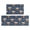 Highland Cow and Flower Print, variant on Highland Cow and Flower Print Anti Fatigue Kitchen Rugs Set Of 2, Non Slip Washable Decorative Floor Mats for Kitchen Sink Laundry, 17"x30" and 17"x47"