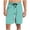 Green, variant on Men's Striped Pajama Shorts Soft Elastic Waist Drawstring Short Pants Loungewear with Pockets