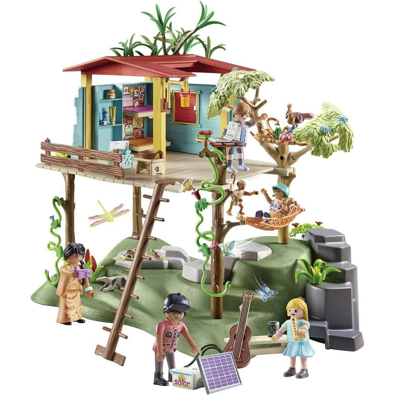 PLAYMOBIL Wiltopia Magic Tree House Set with Eco-friendly